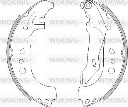 Woking Z4445.00 - Ganascia freno autozon.pro