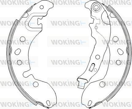 Woking Z4442.00 - Ganascia freno autozon.pro