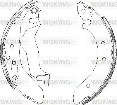 Woking Z4400.00 - Ganascia freno autozon.pro