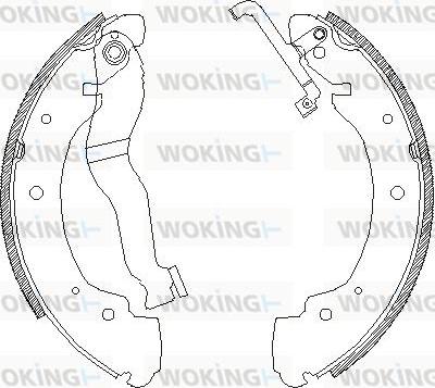 Woking Z4402.00 - Ganascia freno autozon.pro