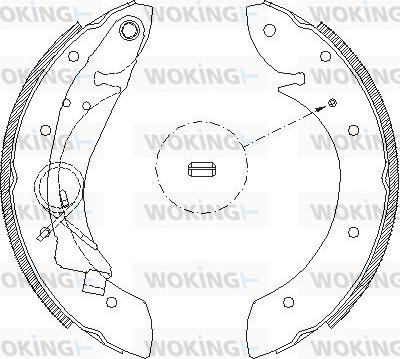 Woking Z4419.00 - Ganascia freno autozon.pro