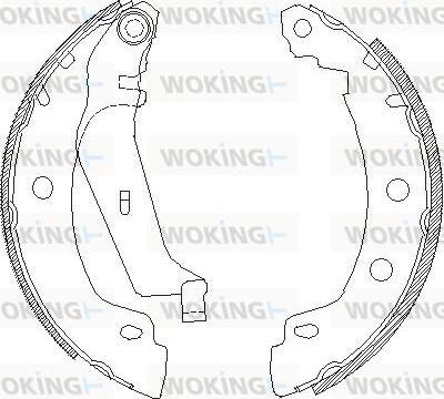 Woking Z4416.01 - Ganascia freno autozon.pro