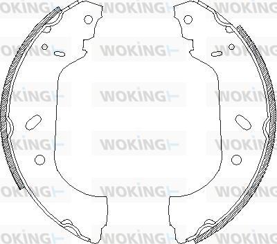 Woking Z4417.00 - Ganascia freno autozon.pro