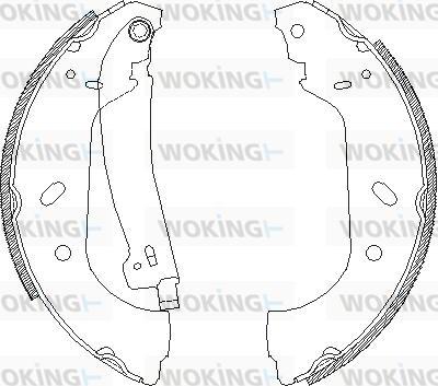 Woking Z4417.01 - Ganascia freno autozon.pro