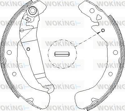 Woking Z4422.00 - Ganascia freno autozon.pro