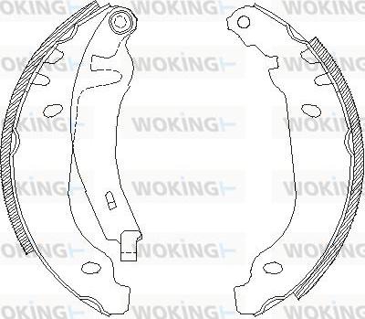 Woking Z4506.01 - Ganascia freno autozon.pro