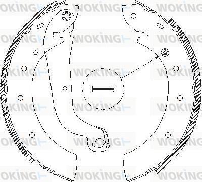 Woking Z4514.00 - Ganascia freno autozon.pro