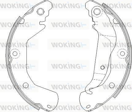 Woking Z451500 - Ganascia freno autozon.pro