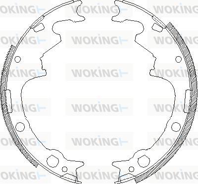 Woking Z4511.00 - Ganascia freno autozon.pro