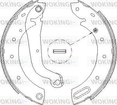 Woking Z4513.00 - Ganascia freno autozon.pro