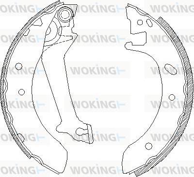 Woking Z4512.00 - Ganascia freno autozon.pro