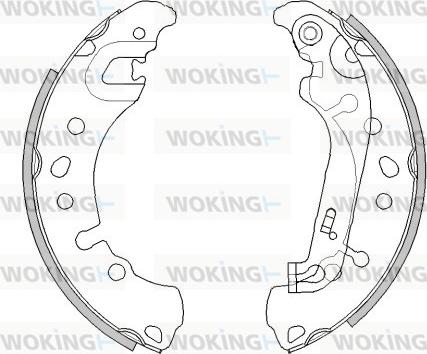 Woking Z4527.00 - Ganascia freno autozon.pro