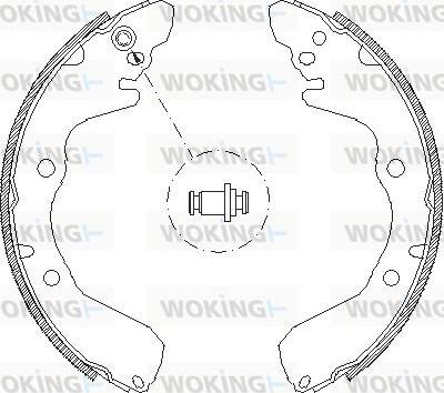 Woking Z4645.00 - Ganascia freno autozon.pro