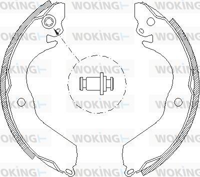 Woking Z4647.00 - Ganascia freno autozon.pro