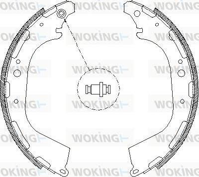 Woking Z4650.00 - Ganascia freno autozon.pro