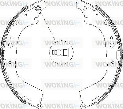 Woking Z4650.01 - Ganascia freno autozon.pro