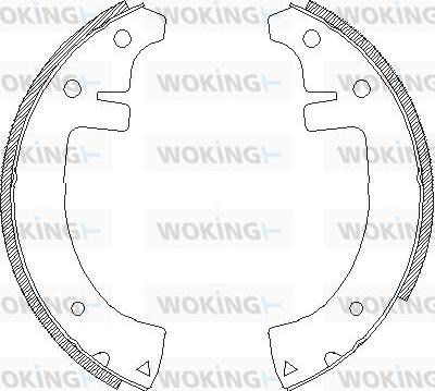 Woking Z4653.00 - Ganascia freno autozon.pro