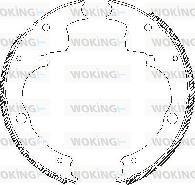 Woking Z4624.00 - Ganascia freno autozon.pro