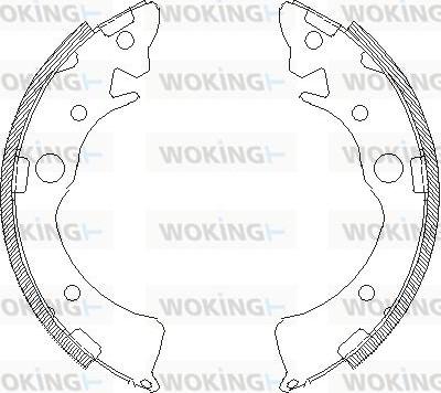 Woking Z4096.01 - Ganascia freno autozon.pro