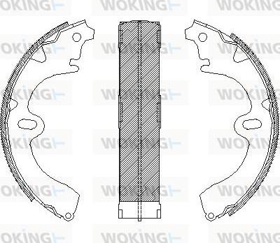 Woking Z4097.00 - Ganascia freno autozon.pro