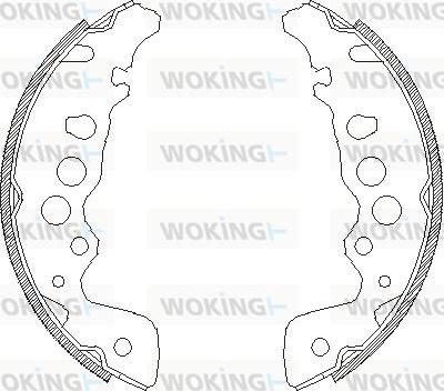 Woking Z4049.00 - Ganascia freno autozon.pro