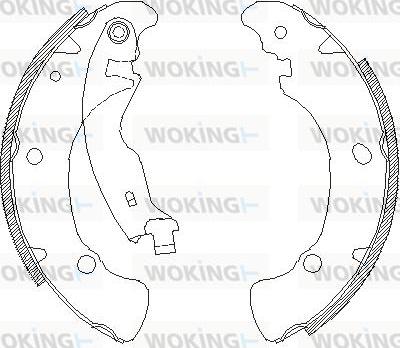 Woking Z4041.00 - Ganascia freno autozon.pro