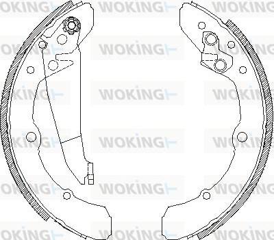 Woking Z4048.00 - Ganascia freno autozon.pro