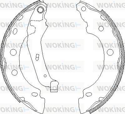 Woking Z4043.00 - Ganascia freno autozon.pro