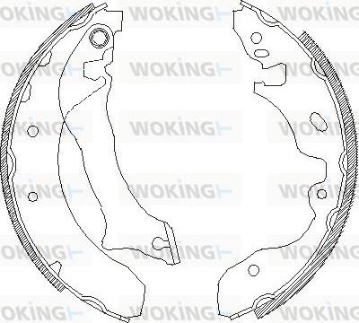 Woking Z4042.00 - Ganascia freno autozon.pro