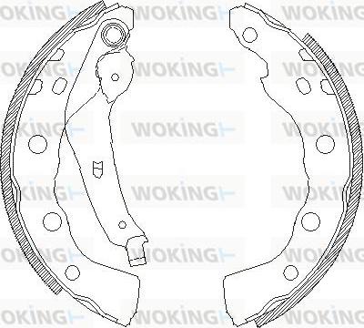 Woking Z4059.00 - Ganascia freno autozon.pro