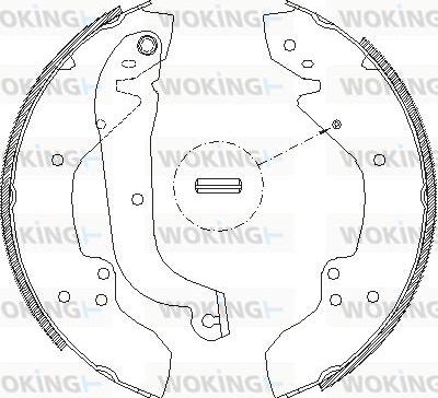 Woking Z4056.01 - Ganascia freno autozon.pro