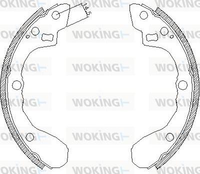 Woking Z4060.01 - Ganascia freno autozon.pro