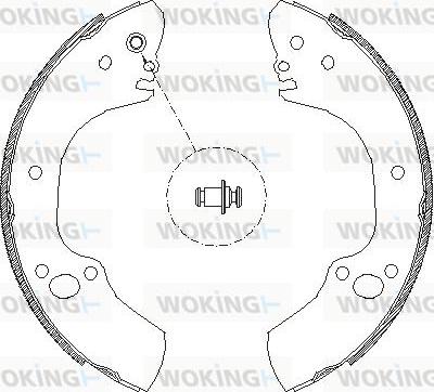 Woking Z4068.00 - Ganascia freno autozon.pro