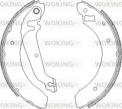 Woking Z4062.00 - Ganascia freno autozon.pro