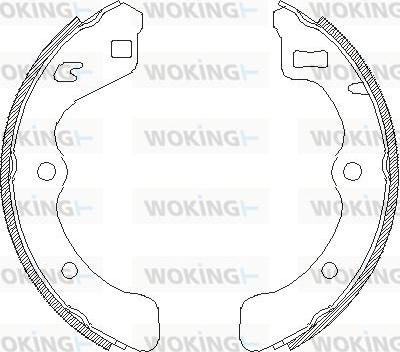 Woking Z4067.00 - Ganascia freno autozon.pro