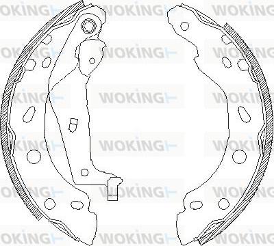 Woking Z4001.00 - Ganascia freno autozon.pro