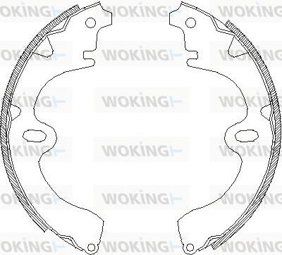 Woking Z4008.00 - Ganascia freno autozon.pro