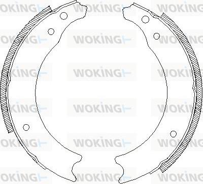 Woking Z4002.00 - Ganascia freno autozon.pro