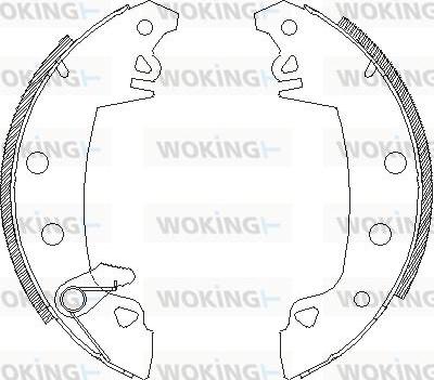 Woking Z4017.06 - Ganascia freno autozon.pro