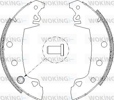 Woking Z4017.01 - Ganascia freno autozon.pro