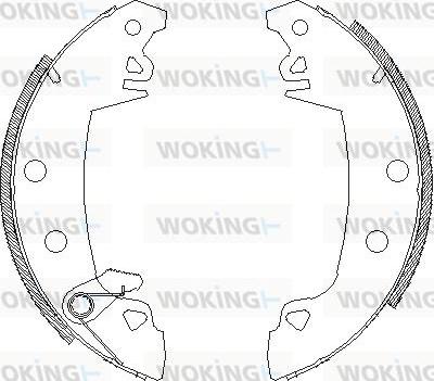 Woking Z4017.03 - Ganascia freno autozon.pro