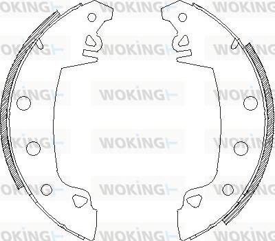 Woking Z4017.02 - Ganascia freno autozon.pro