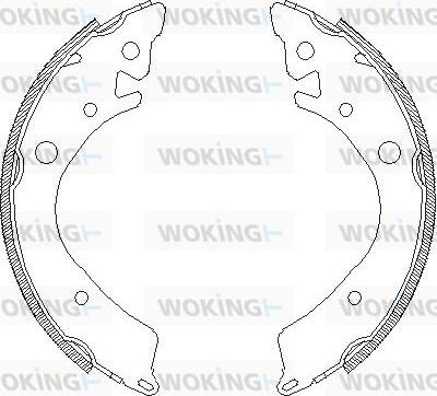 Woking Z4084.00 - Ganascia freno autozon.pro