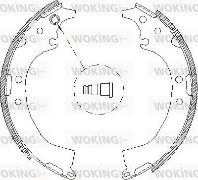 Woking Z4085.00 - Ganascia freno autozon.pro