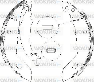 Woking Z4083.00 - Ganascia freno autozon.pro