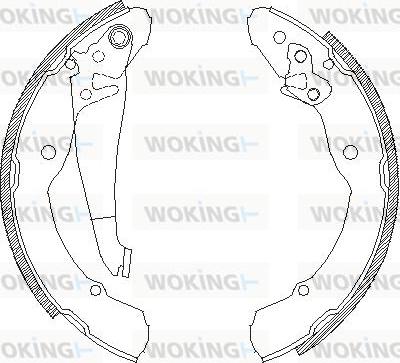 Woking Z4082.00 - Ganascia freno autozon.pro