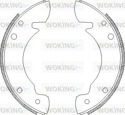 Woking Z4034.00 - Ganascia freno autozon.pro