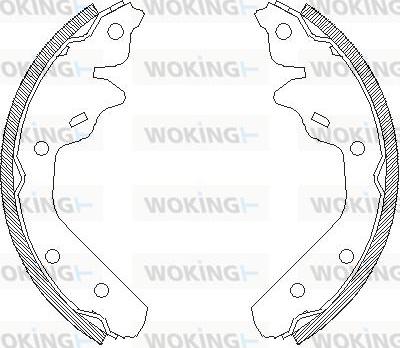 Woking Z4031.00 - Ganascia freno autozon.pro