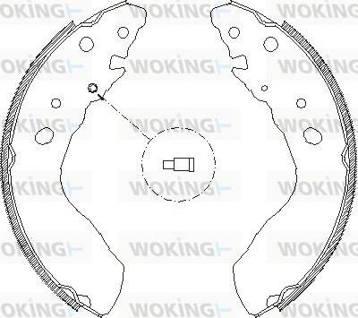 Woking Z4033.00 - Ganascia freno autozon.pro