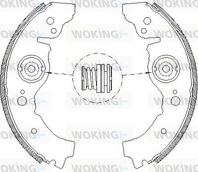 Woking Z4032.00 - Ganascia freno autozon.pro